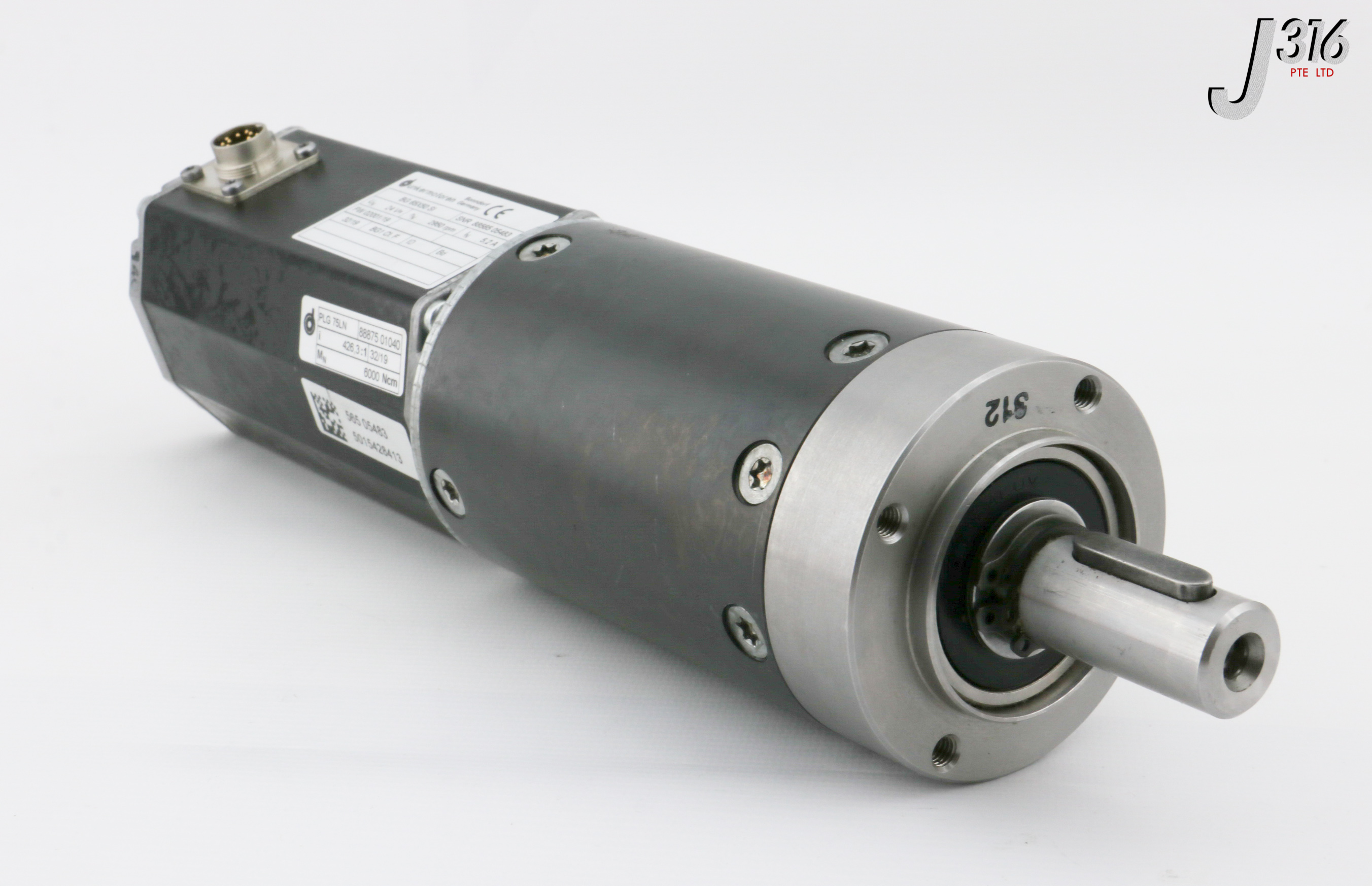 31654 DUNKERMOTOREN BRUSHLESS DC MOTOR, 426,3:1 2950RPM BG 65X50SI ...